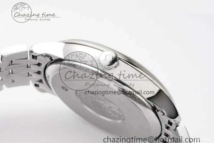 0228 De Ville SS DIWF 1:1 Best Edition Light Blue Dial SS Markers on SS Bracelet MIYOTA TopPick 7850